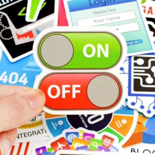 50 PC'S Programming Stickers