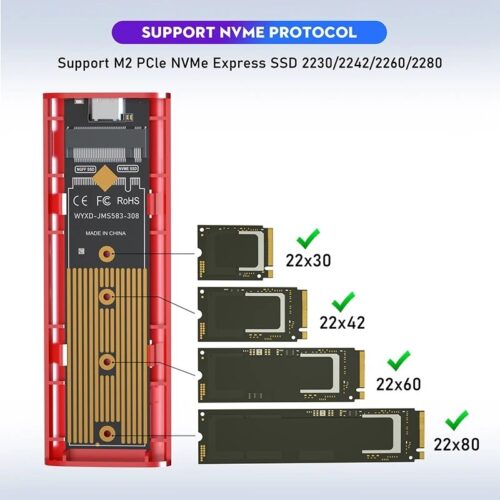 NVMe Enclosure Type-c USB 3.1 - Image 2